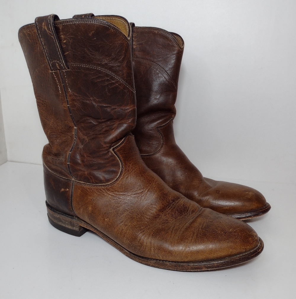 Justin Men's Brown Boots Size (9)D